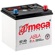 Аккумулятор A-Mega Asia 6СТ-60-А3 М7 R+