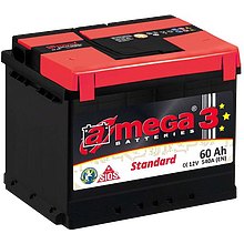 Аккумулятор A-Mega Standard 6СТ-60-А3 М3 L+