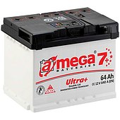 Аккумулятор A-Mega Ultra+ 6СТ-64-А3 М7 R+