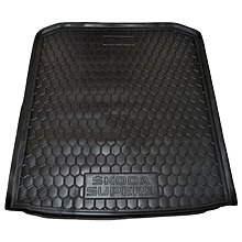 Коврик в багажник для Skoda Superb III лифтбек мягкий (Avto Gumm)