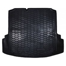 Коврик в багажник для Volkswagen Jetta VI MID (с ушами) мягкий (Avto Gumm)