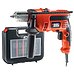 Фото 2 - Электроинструмент Дрель ударная Black&Decker KR714CRESK 710Вт, 13мм, 2800 об/мин.