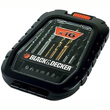 Набор Black&Decker A7186 биты, сверла 16 предметов