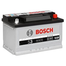 Аккумулятор Bosch 70Ah S3007 R+