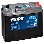 Аккумулятор Exide Excell 45Ah EB456 R+ с тонкими клеммами