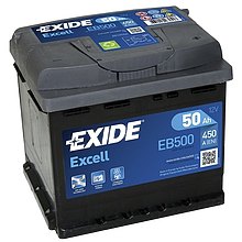 Аккумулятор Exide Excell 50Ah EB500 R+