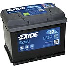 Аккумулятор Exide Excell 62Ah EB621 L+