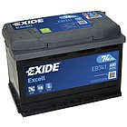 Аккумулятор Exide Excell 74Ah EB741 L+