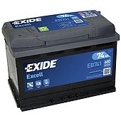 Аккумулятор Exide Excell 74Ah EB741 L+