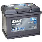 Аккумулятор Exide Premium 64Ah EA640 R+