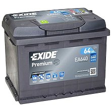 Аккумулятор Exide Premium 64Ah EA640 R+