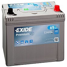 Аккумулятор Exide Premium 65Ah EA654 R+