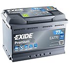 Аккумулятор Exide Premium 77Ah EA770 R+